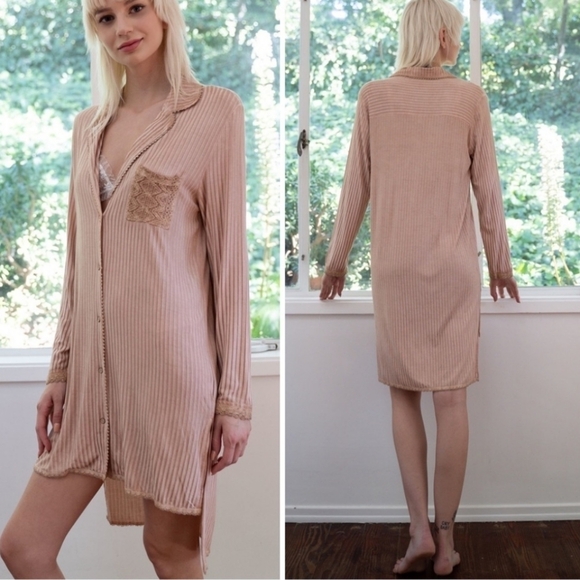 POL high low tunic dress top with pocket - Picture 4 of 6